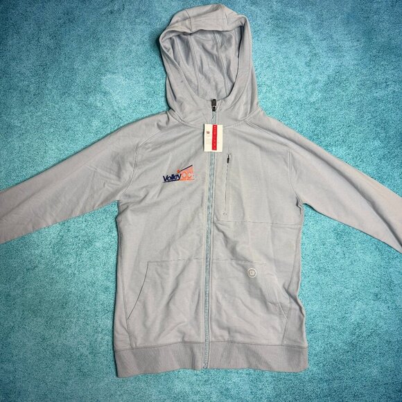 Wilson Sportswear Men’s Hoodie Size M Blue Volleyball Pullover Sweatshirt - Picture 1 of 16